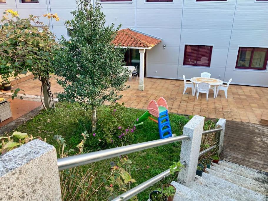 Apartamento Con Jardin Y Piscina Temporada Verano Privados Samieira Ngoại thất bức ảnh