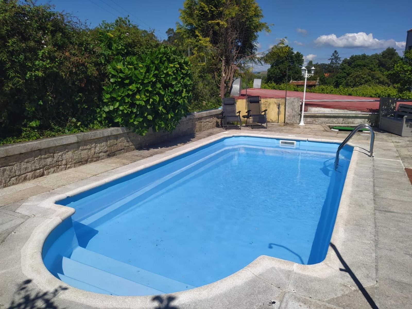 Apartamento Con Jardin Y Piscina Temporada Verano Privados Samieira Ngoại thất bức ảnh